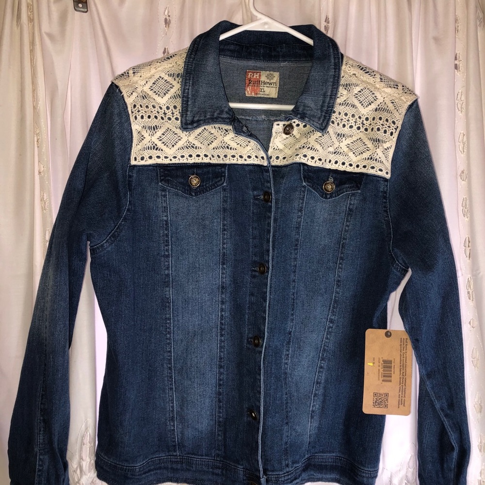 Ruff Hewn Jean Jacket XL  . Brand new